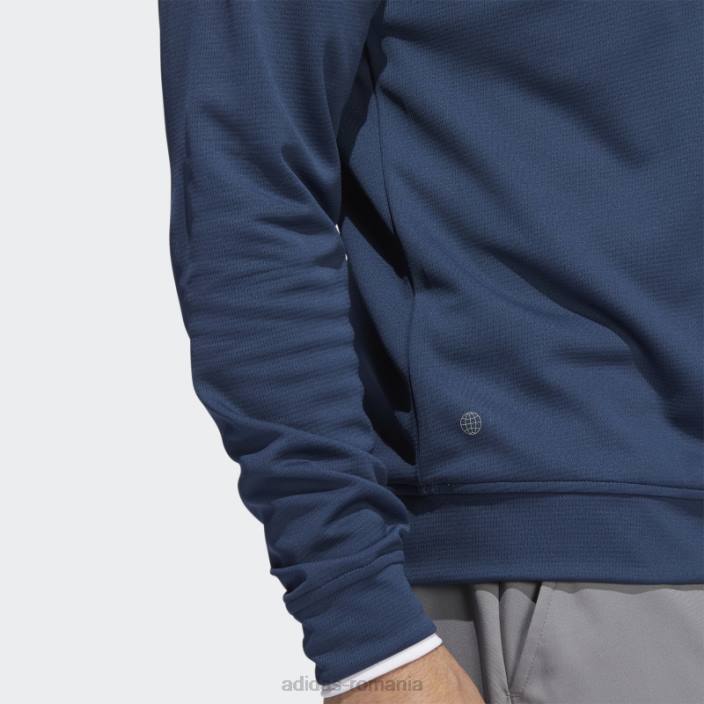 Adidas hanorac cu fermoar sfert bleumarin adidas bărbați bleumarin/alb 2JBN13146