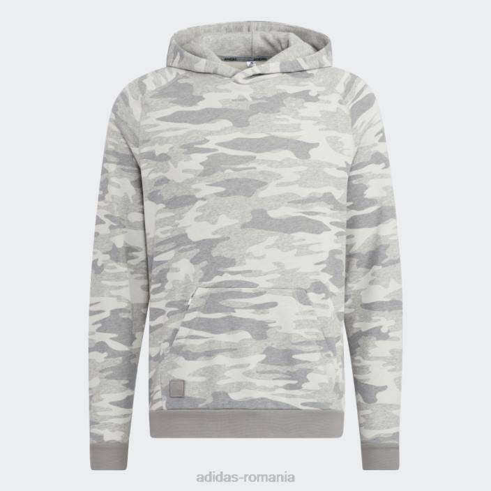 Adidas hanorac de camuflaj, gri mediu bărbați gri mediu 2JBN6535