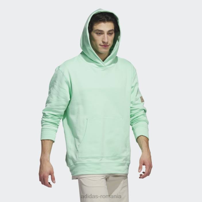 Adidas hanorac de golf adicross mint bărbați mentă 2JBN6143