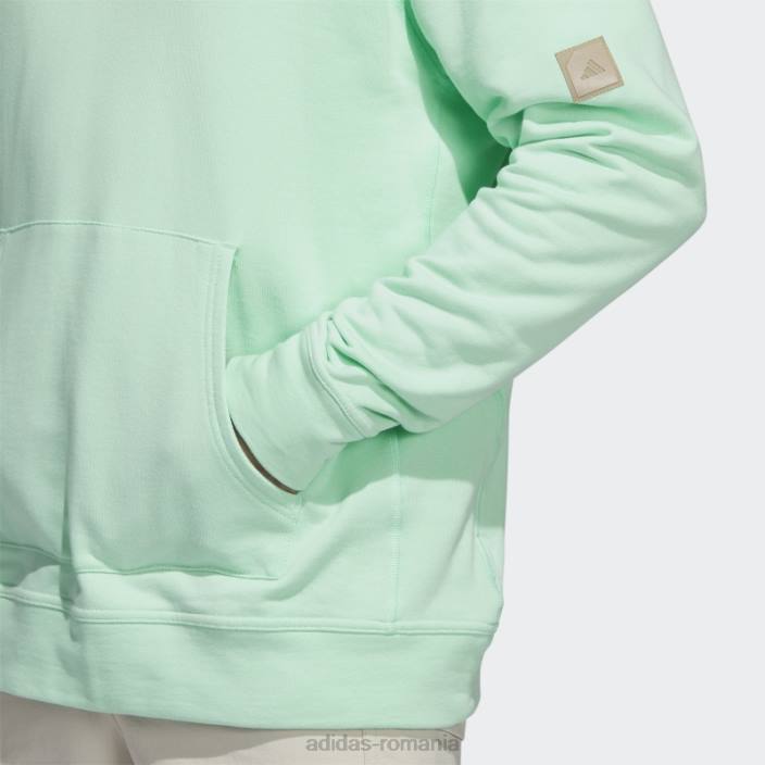 Adidas hanorac de golf adicross mint bărbați mentă 2JBN6143