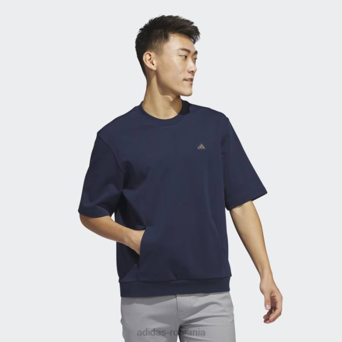 Adidas hanorac de golf de tip bleumarin pentru echipaj bărbați marina 2JBN6460