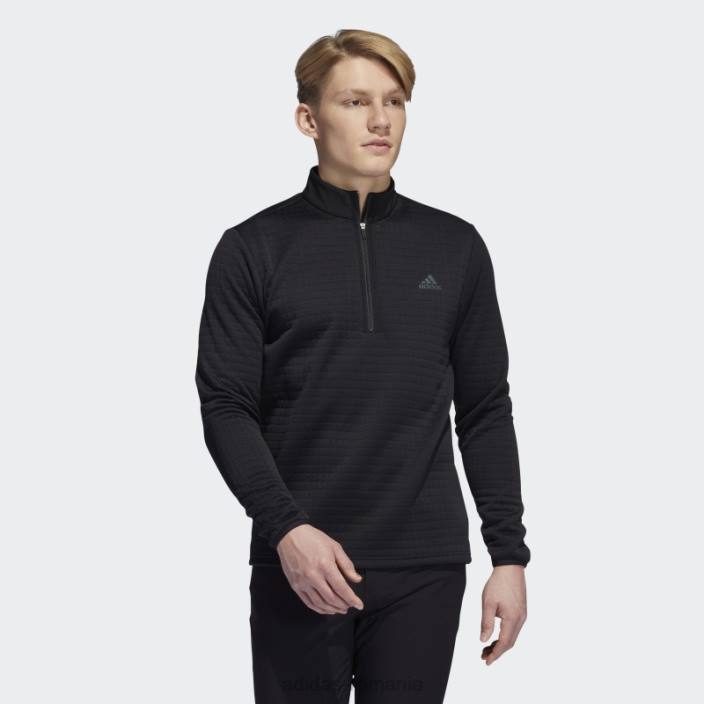 Adidas hanorac negru dwr cu fermoar 1/4 adidas bărbați negru 2JBN13197