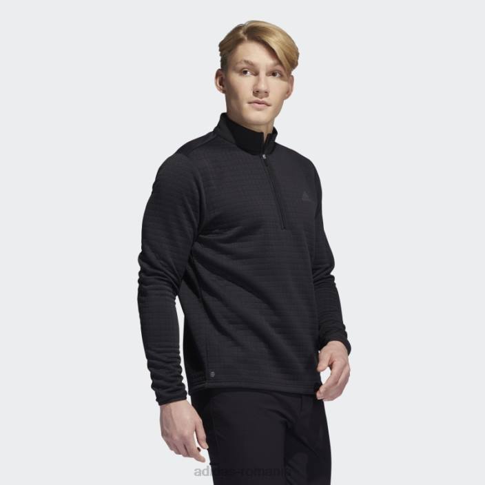 Adidas hanorac negru dwr cu fermoar 1/4 adidas bărbați negru 2JBN13197