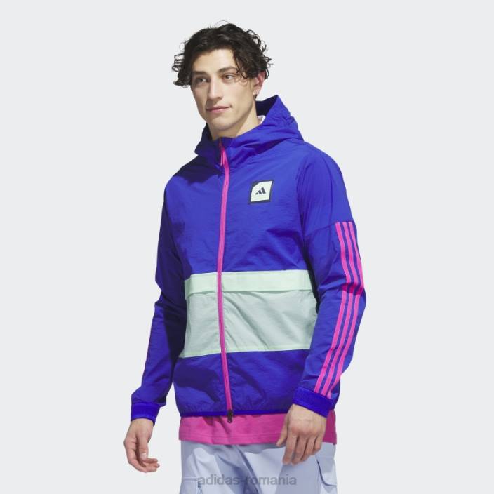 Adidas jachetă albastră adicross x energy pentru bărbați bărbați albastru 2JBN1120