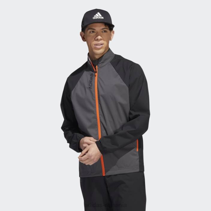 Adidas jachetă provizorie cu fermoar negru adidas bărbați negru 2JBN5388