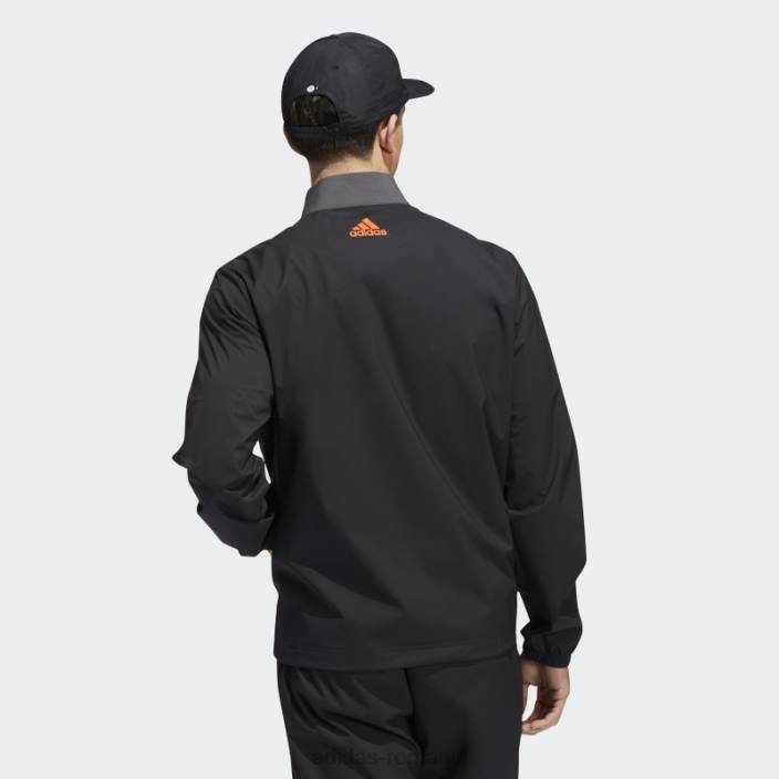 Adidas jachetă provizorie cu fermoar negru adidas bărbați negru 2JBN5388