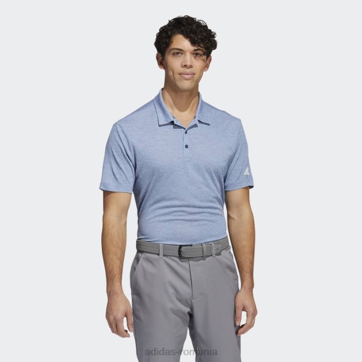 Adidas navy heather heat.tricou polo rdy bărbați bleumarin/alb 2JBN7091