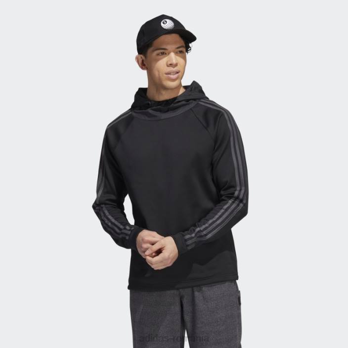 Adidas negru cu 3 dungi cold.rdy hanorac bărbați negru 2JBN1666