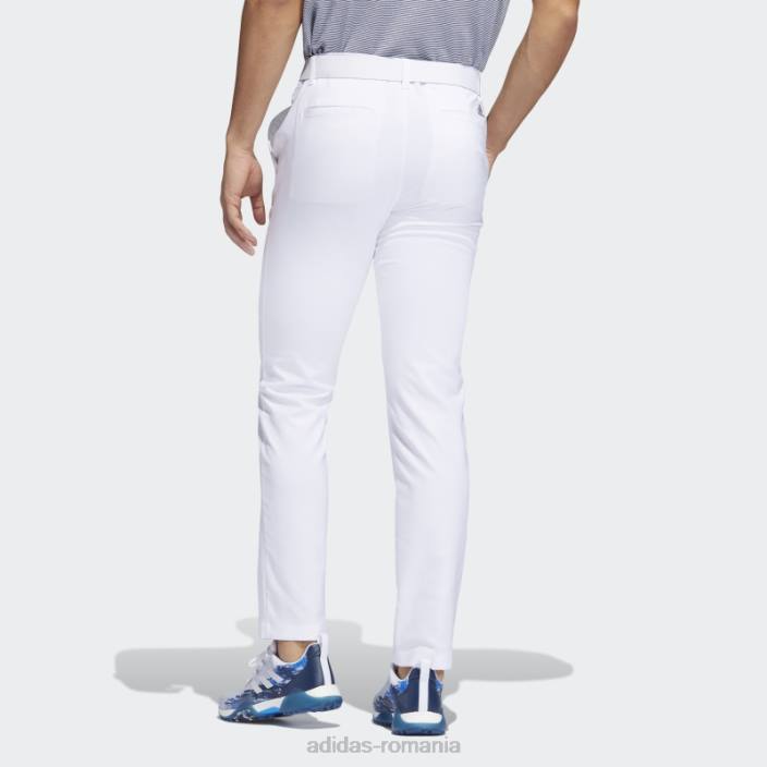 Adidas pantaloni conici ultimate365 albi bărbați alb 2JBN5159