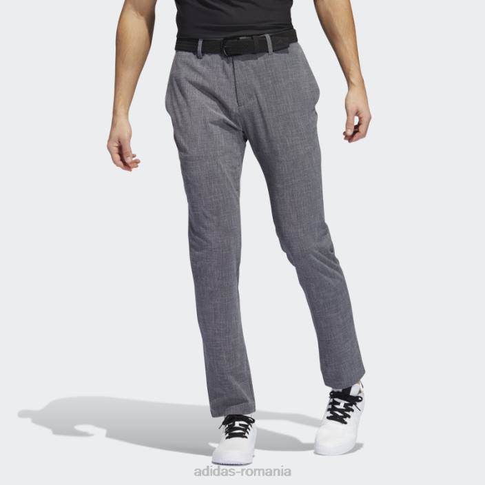 Adidas pantaloni crosshatch negri bărbați negru 2JBN5156