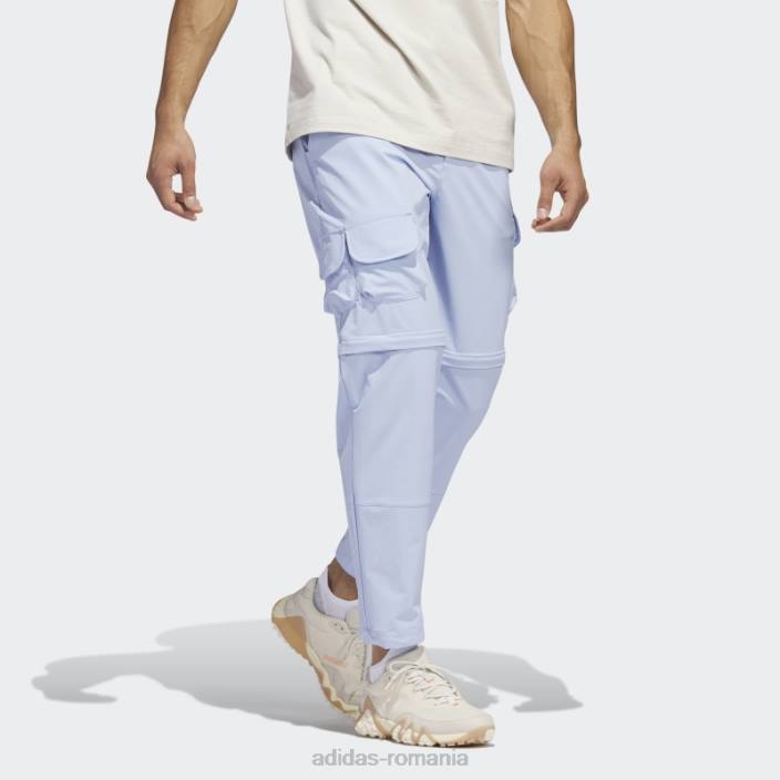 Adidas pantaloni de golf adicross cu fermoar albastru alba bărbați zori albastre 2JBN5756