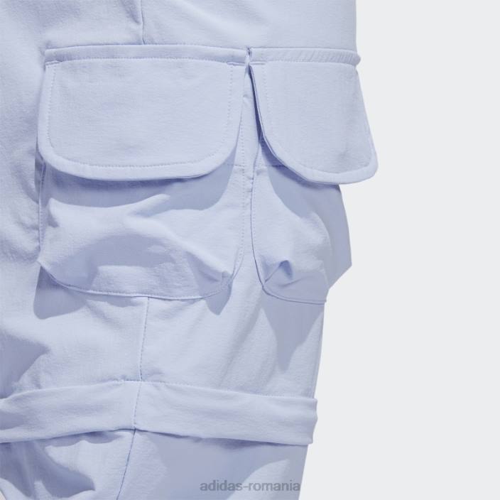Adidas pantaloni de golf adicross cu fermoar albastru alba bărbați zori albastre 2JBN5756