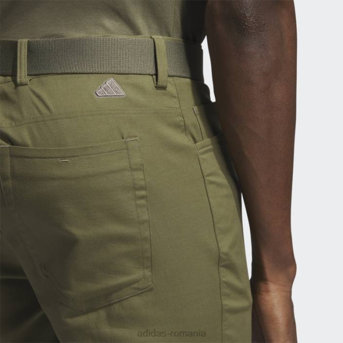 Adidas pantaloni de golf cu 5 buzunare adidas olive bărbați măsline 2JBN5634