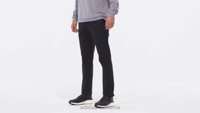 Adidas pantaloni de golf negri adidas bărbați negru 2JBN6408