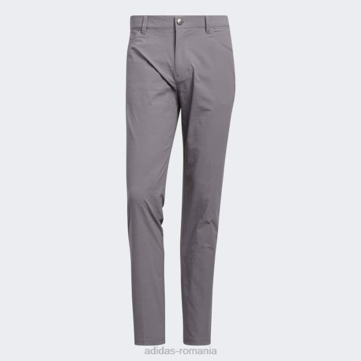 Adidas pantaloni gri cu cinci buzunare bărbați gri 2JBN1709