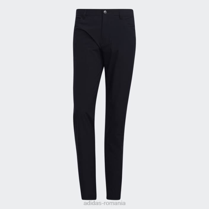 Adidas pantaloni negri cu cinci buzunare bărbați negru 2JBN1708