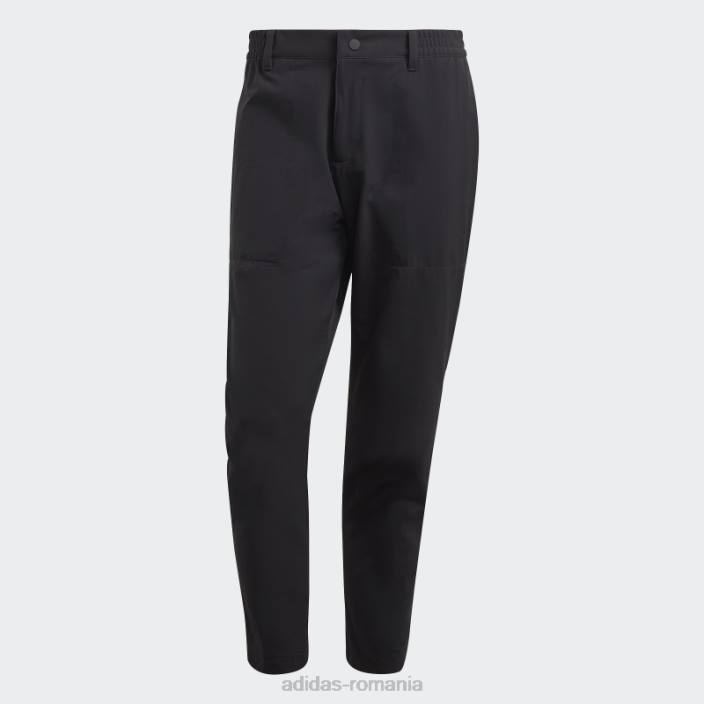 Adidas pantaloni negri pentru navetiști bărbați negru 2JBN13195