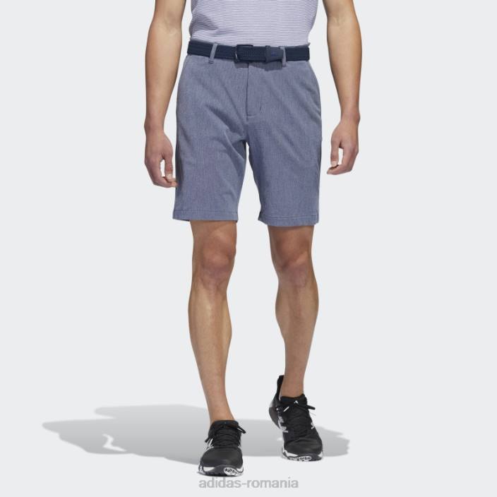 Adidas pantaloni scurți bleumarin cu hașura încrucișată bărbați bleumarin/alb 2JBN7510