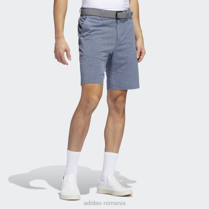 Adidas pantaloni scurți crosshatch bleumarin adidas bărbați bleumarin/alb 2JBN1644