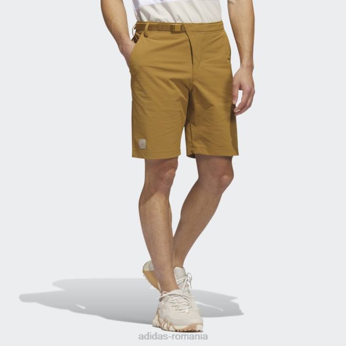 Adidas pantaloni scurți de golf adicross bronz bărbați bronz 2JBN1109
