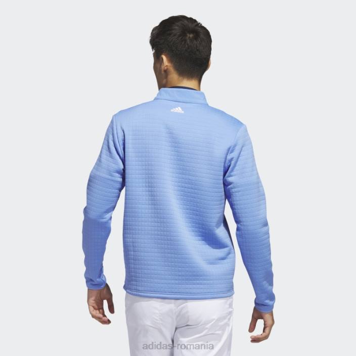 Adidas pulover adidas dwr albastru cu fermoar 1/4 bărbați albastru 2JBN6309
