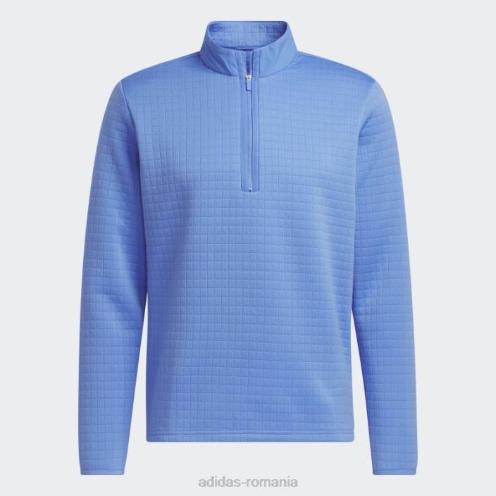 Adidas pulover adidas dwr albastru cu fermoar 1/4 bărbați albastru 2JBN6309