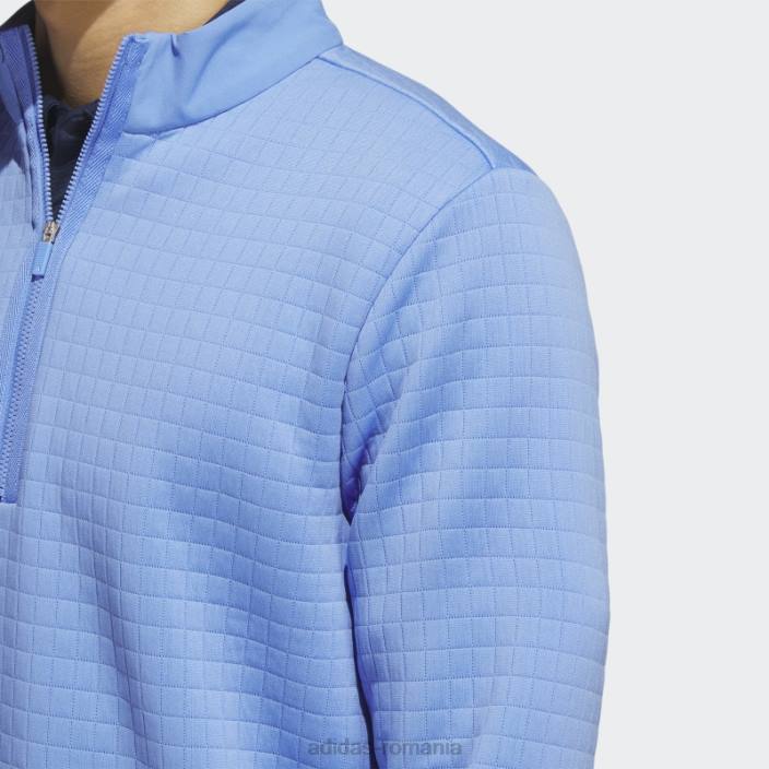 Adidas pulover adidas dwr albastru cu fermoar 1/4 bărbați albastru 2JBN6309