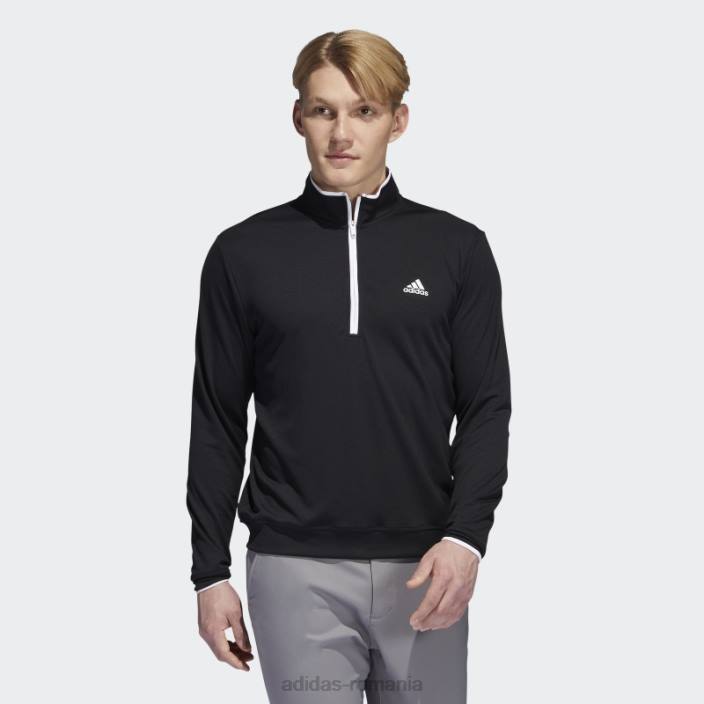 Adidas pulover cu fermoar negru adidas bărbați alb negru 2JBN1110