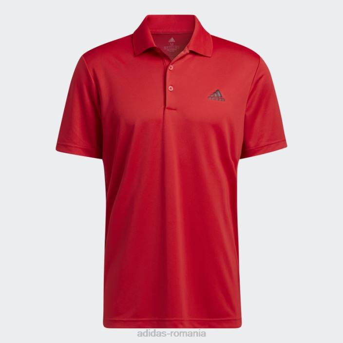 Adidas roșu performanță primegreen tricou polo fashion bărbați roșu 2JBN6461