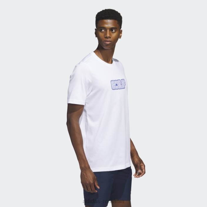 Adidas tricou de golf alb adidas bărbați alb 2JBN6024