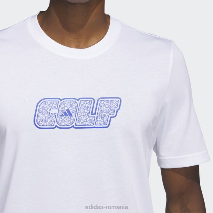 Adidas tricou de golf alb adidas bărbați alb 2JBN6024