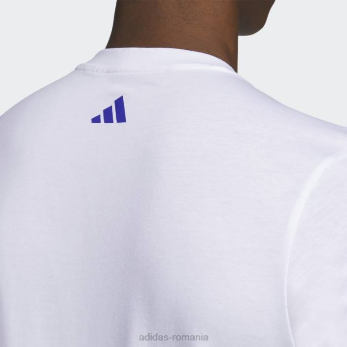 Adidas tricou de golf alb adidas bărbați alb 2JBN6024