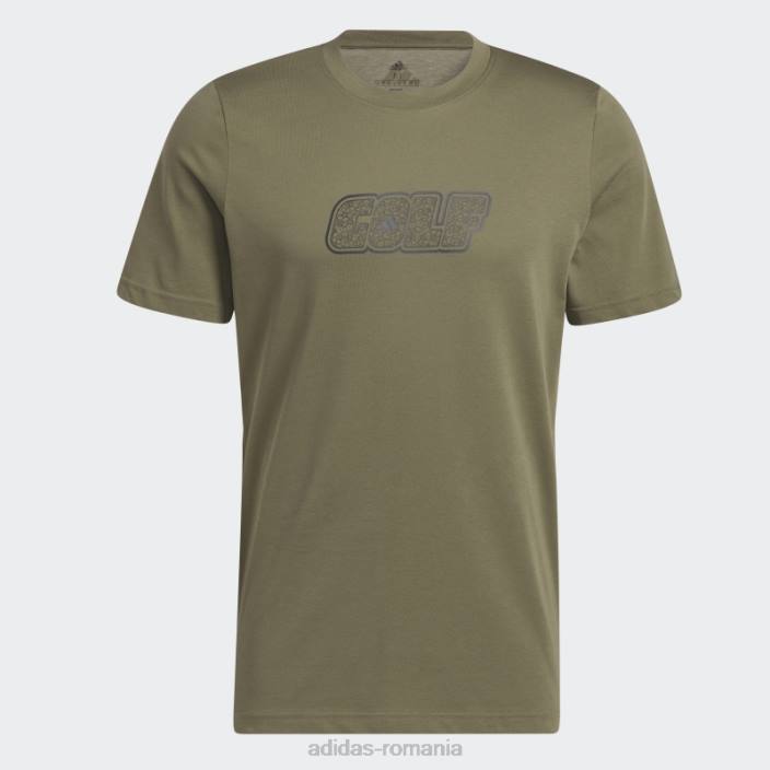 Adidas tricou de golf de măsline bărbați măsline 2JBN5993