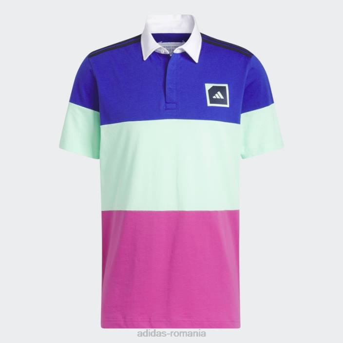 Adidas tricou polo adicross block golf albastru adidas bărbați albastru 2JBN6108