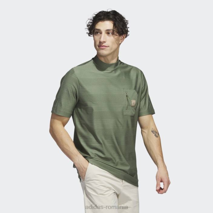 Adidas tricou polo adicross buzunar golf verde natural s10 adidas bărbați verde natural s10 2JBN5730