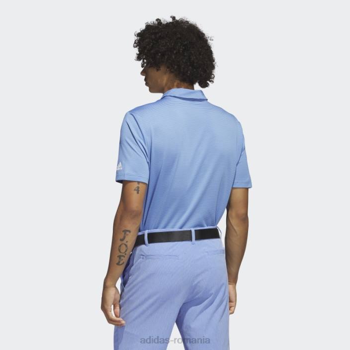 Adidas tricou polo adidas cu dungi ottomane albastre bărbați albastru 2JBN6237