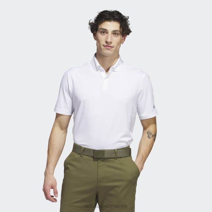 Adidas tricou polo alb melange adidas bărbați melange alb 2JBN5904