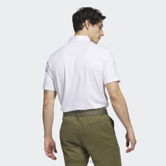 Adidas tricou polo alb melange adidas bărbați melange alb 2JBN5904