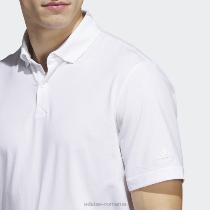 Adidas tricou polo alb melange adidas bărbați melange alb 2JBN5904