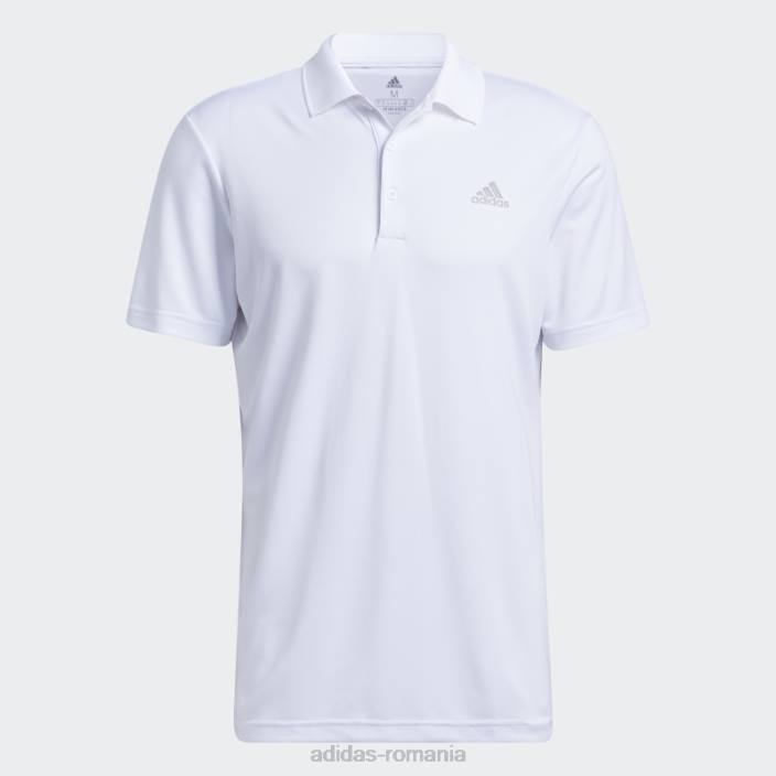 Adidas tricou polo alb performance primegreen adidas bărbați alb 2JBN13443