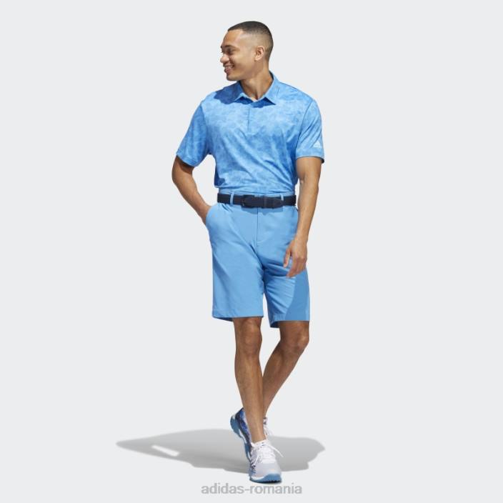 Adidas tricou polo albastru cu imprimeu prisma bărbați albastru/super albastru 2JBN1427
