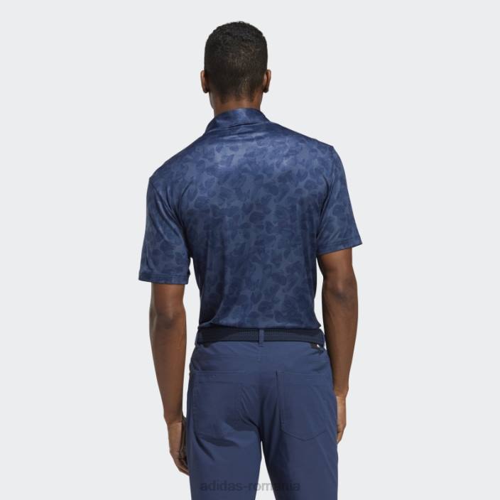 Adidas tricou polo bleumarin cu imprimeu prisma bărbați bleumarin/noapte indigo 2JBN14674