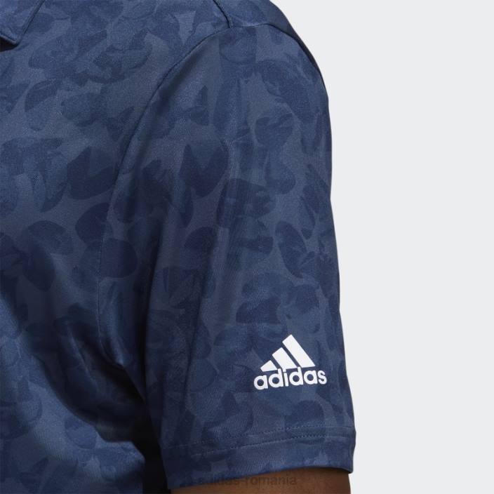 Adidas tricou polo bleumarin cu imprimeu prisma bărbați bleumarin/noapte indigo 2JBN14674