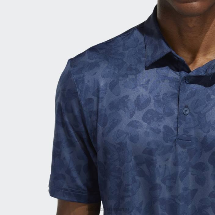 Adidas tricou polo bleumarin cu imprimeu prisma bărbați bleumarin/noapte indigo 2JBN14674