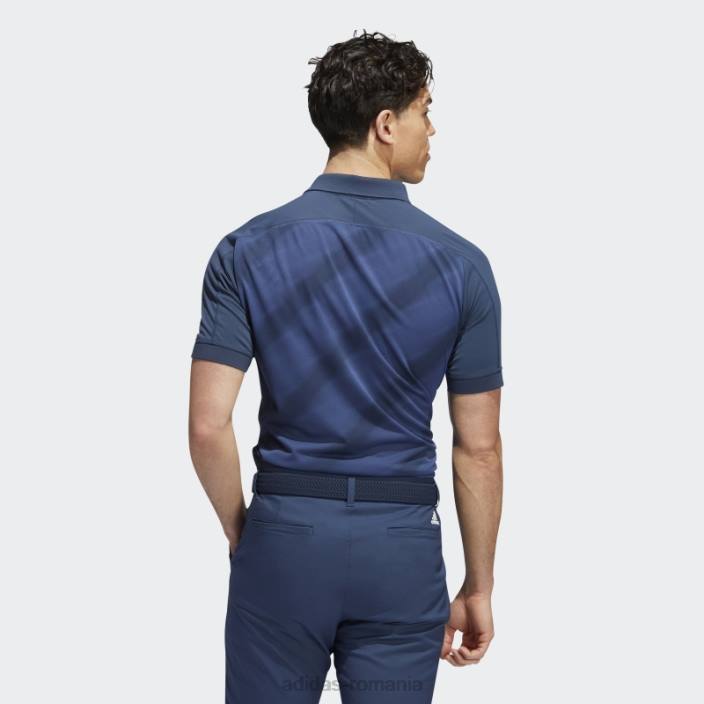 Adidas tricou polo bleumarin cu imprimeu statement bărbați marina/marin de noapte 2JBN1151