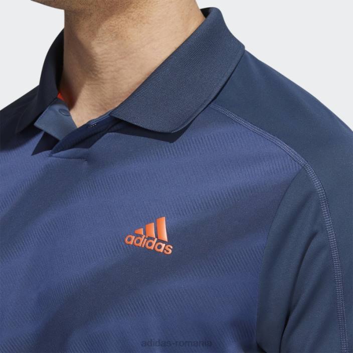 Adidas tricou polo bleumarin cu imprimeu statement bărbați marina/marin de noapte 2JBN7335