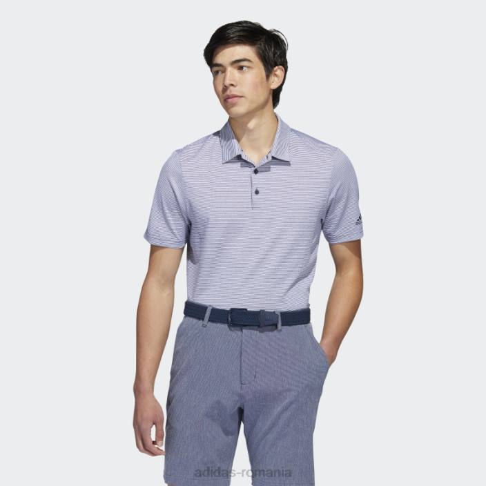 Adidas tricou polo cu dungi ottomane bleumarin adidas bărbați bleumarin/alb 2JBN6354