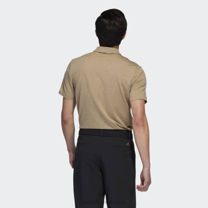 Adidas tricou polo cu dungi ottomane olive bărbați măsline/ cânepă 2JBN6301