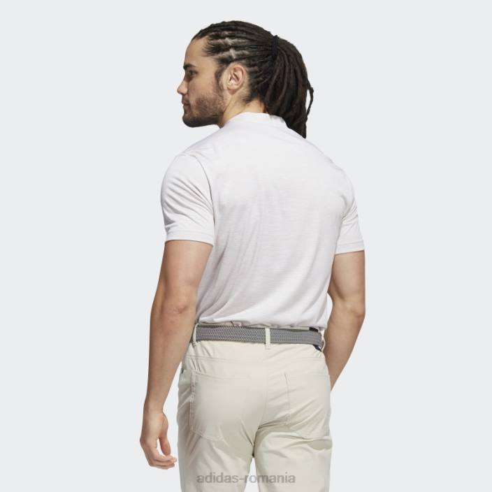 Adidas tricou polo cu dungi texturate bliss adidas bărbați beatitudine/alb 2JBN13452