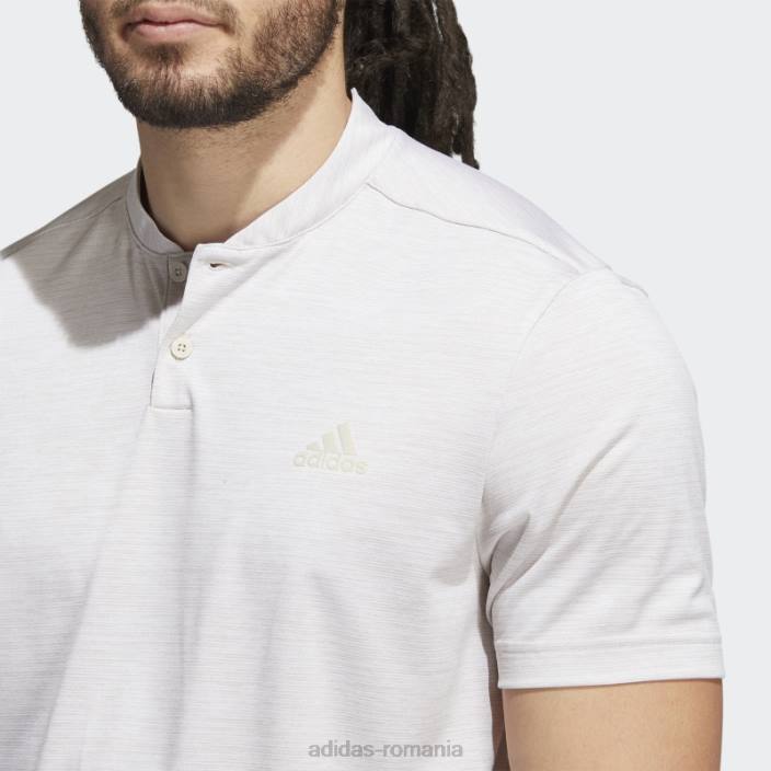 Adidas tricou polo cu dungi texturate bliss adidas bărbați beatitudine/alb 2JBN13452